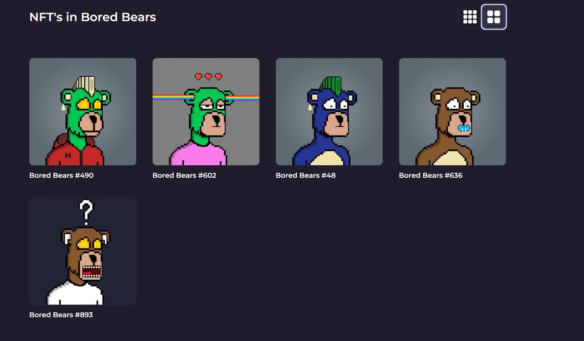 HeadlessAlts's tweet photo. Another free mint on @NFTierTech You can mint both with $TIER and $HBAR, and @WokeFemmes holders are as always whitelisted, here are my 5 bears :) https://t.co/1ZGlEo6vk1