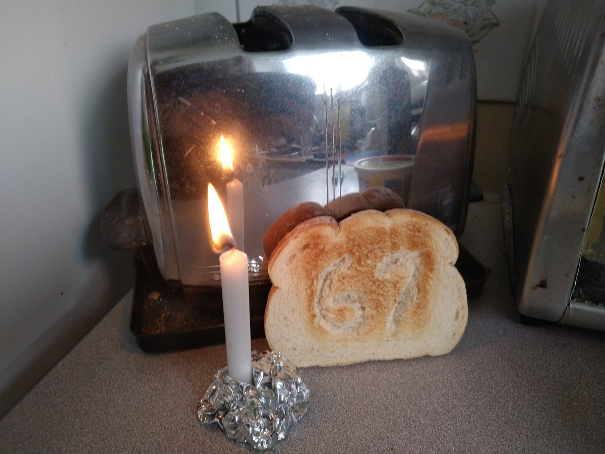 Grandpa's toaster turned 67 today and it still works as good as new!
