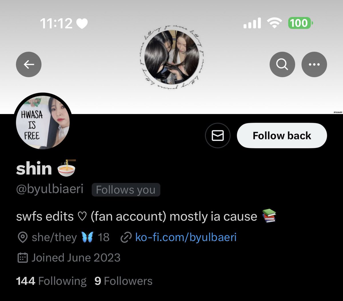byulbaeri's tweet photo. hello guys, there’s this acc who’s impersonating me @/byulbiaeri please help me report them 

I don’t know why they’re doing something like this but I don’t wanna get into any trouble bc of them https://t.co/8oTfXZv5An
