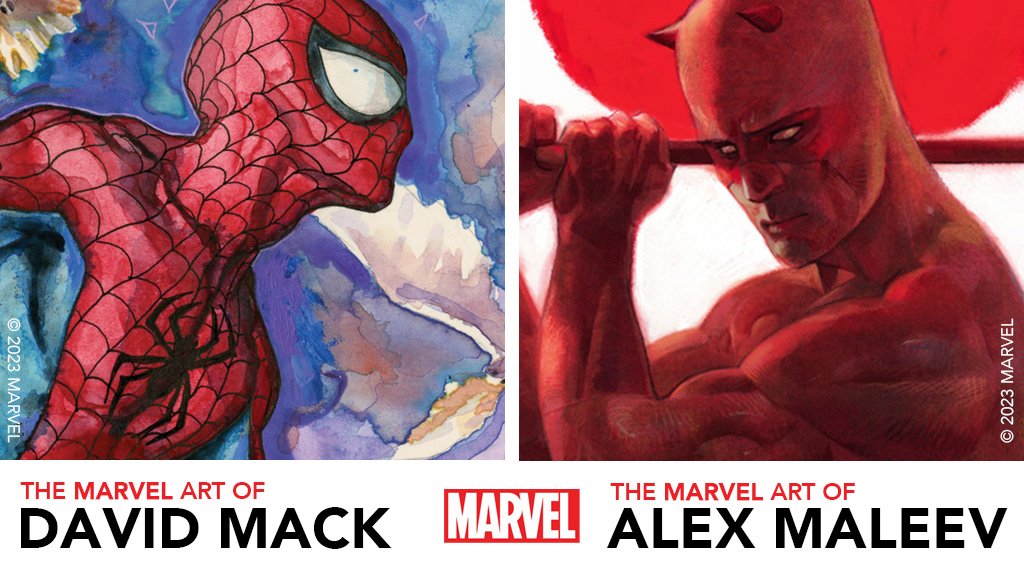 Now live on @Kickstarter: A pair of high-end art books featuring two of @Marvel's top talents! The Marvel Art of David Mack and The Marvel Art of Alex Maleev! Back today: kickstarter.com/projects/clove… @davidmackkabuki @alexmaleev