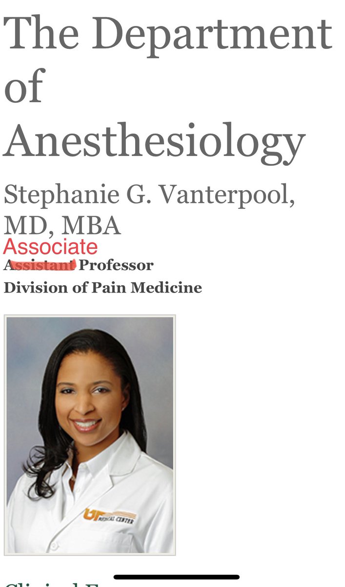 Stephanie G. Vanterpool, MD, MBA tweet media