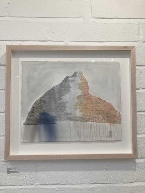Remembering Walks, Pyrenees II, 2022 by Almuth Tebbenhoff. The last drawing available from a series of three.
@almuthtebbenhoff
@thelondongroup

#dontmissout #lastchancetobuy #drawing #frame #tryptich #lastoneleft #unsentimentalbeauty #exhibition #sculpture #worksonpaper