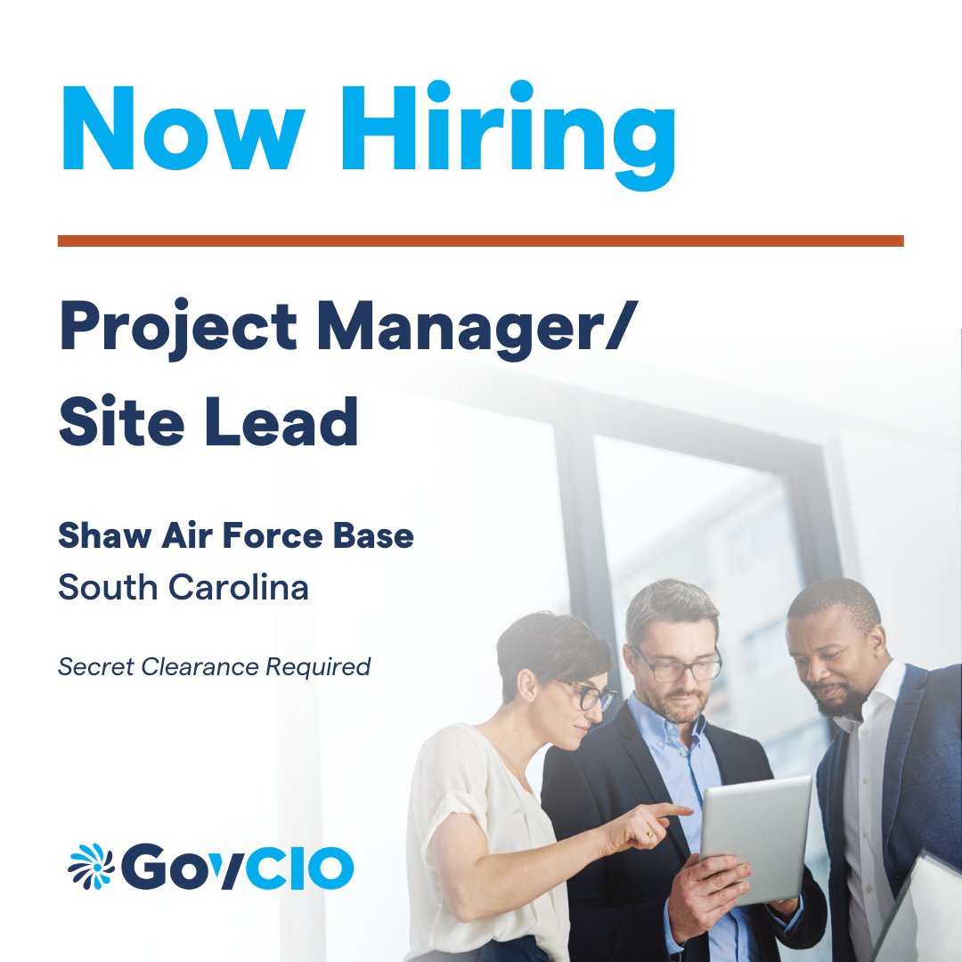 GovCIO On Twitter Join Our GovCIO Team As A Project Manager Site govcio-on-twitter-join-our-govcio-team-as-a-project-manager-site