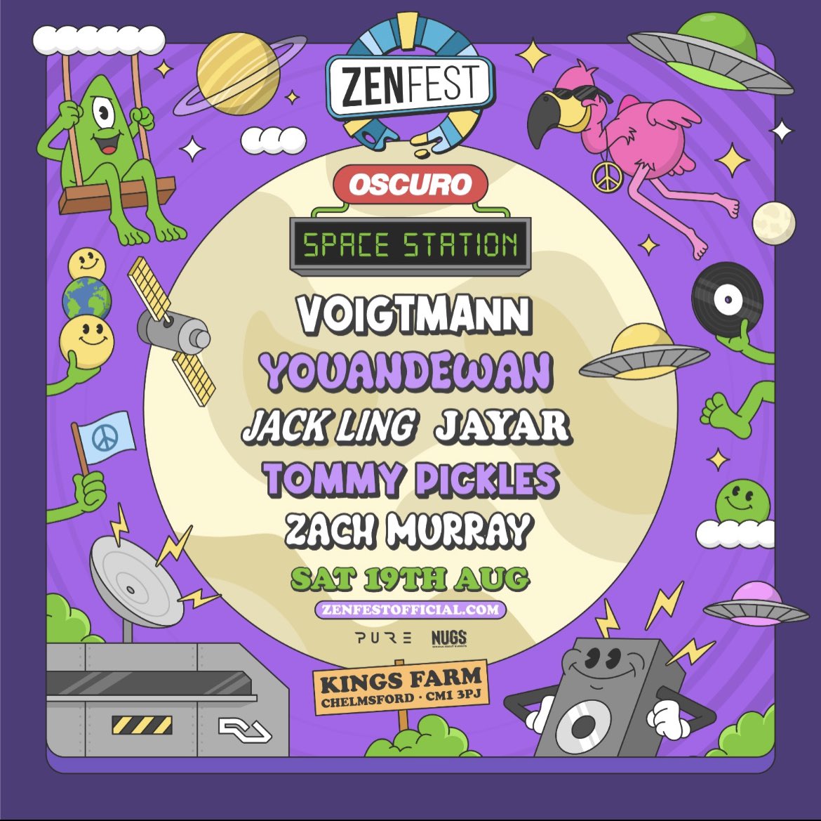 OSCURO LONDON X ZEN 👾💜 a very special lineup