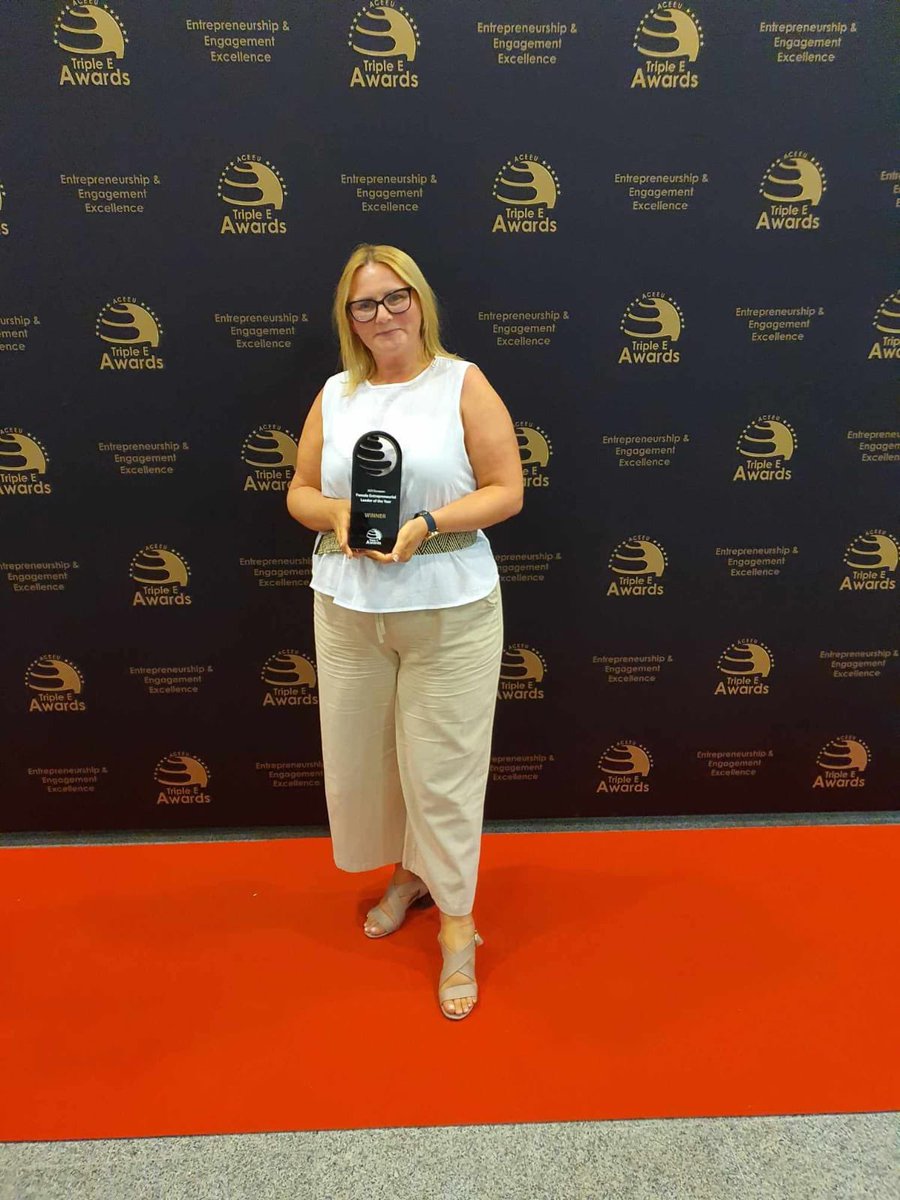 <a href="/mandyparky/">Prof Mandy Parkinson</a> <a href="/Carldiver/">Carl Diver</a> &amp; Mandy has won top prize - Female Entrepreneur Winner of the Year 🏆 #Congratulations