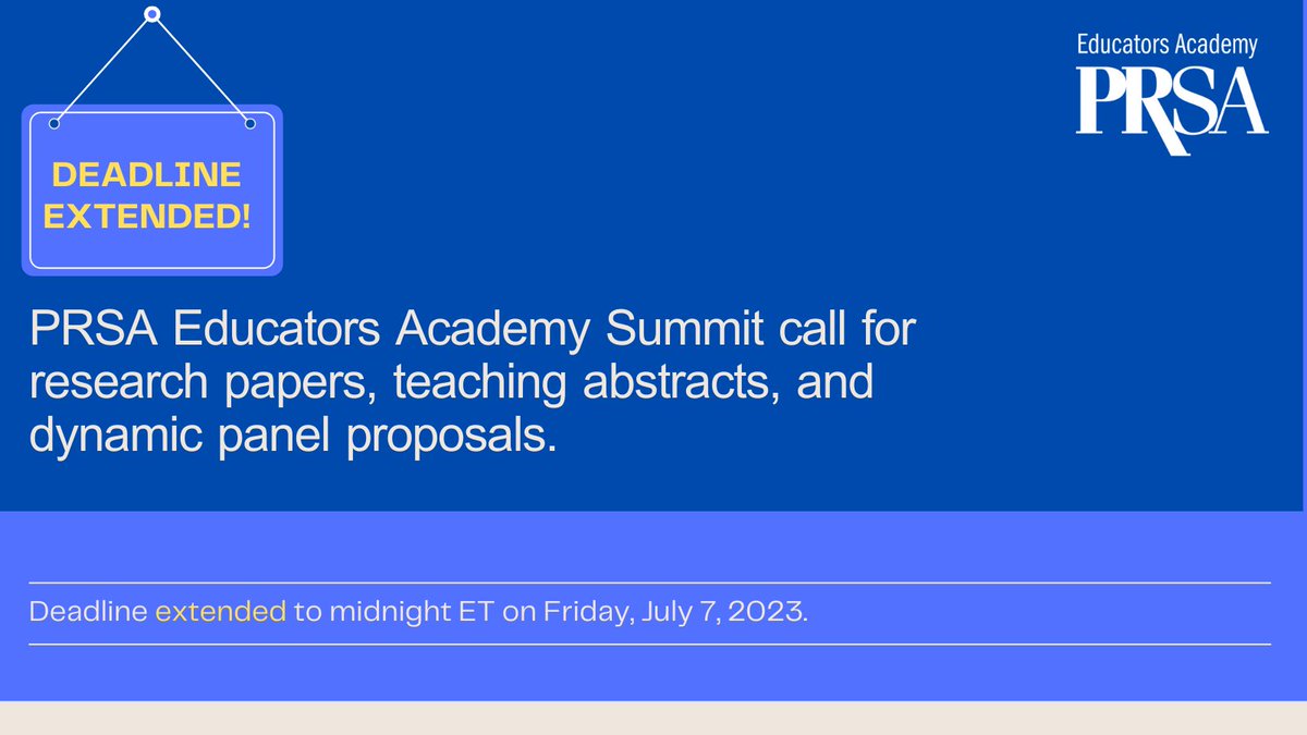PRSAEducators tweet media