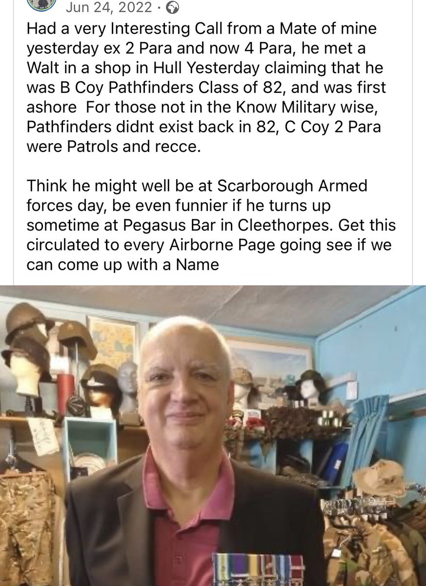 VeteranIrish's tweet photo. Folks been asked to share this one, just in case he appears at any reunions etc!

😳😳😳😳🤷🏼 https://t.co/c8AfxfEMlp