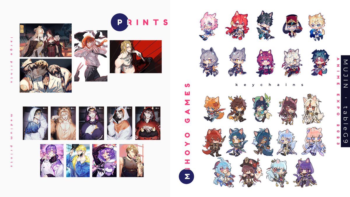 Finally my AX catalogue...please come find me at 'luca kaneshiro truther' ....
I have no variety its 90% niji and some other stuff (honkai, orv, jjk, code geass) 😭😭😭

#AX2023ArtistAlley #AXArtistAlley2023 #AX2023