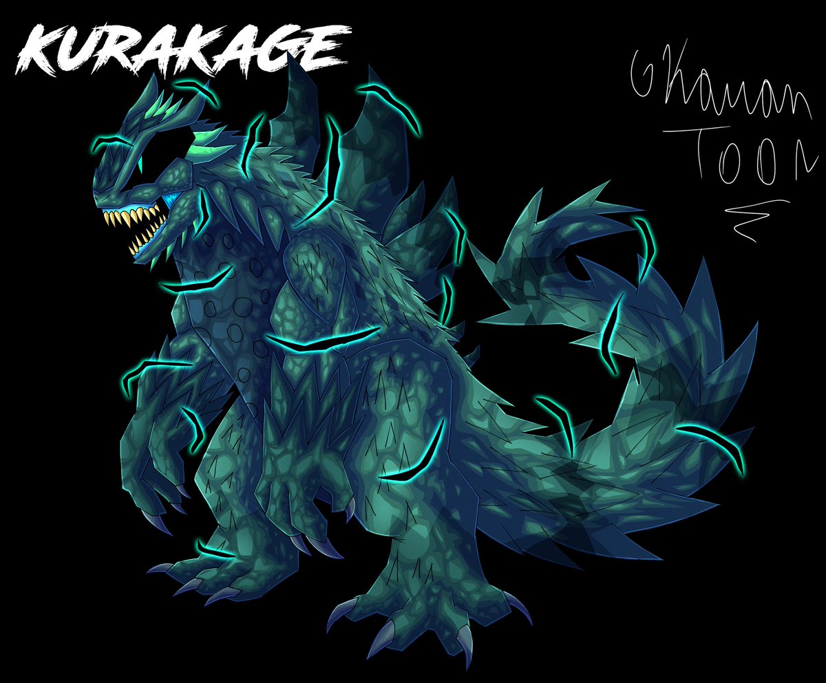 Kurakage redraw #kaiju #kaijuoc