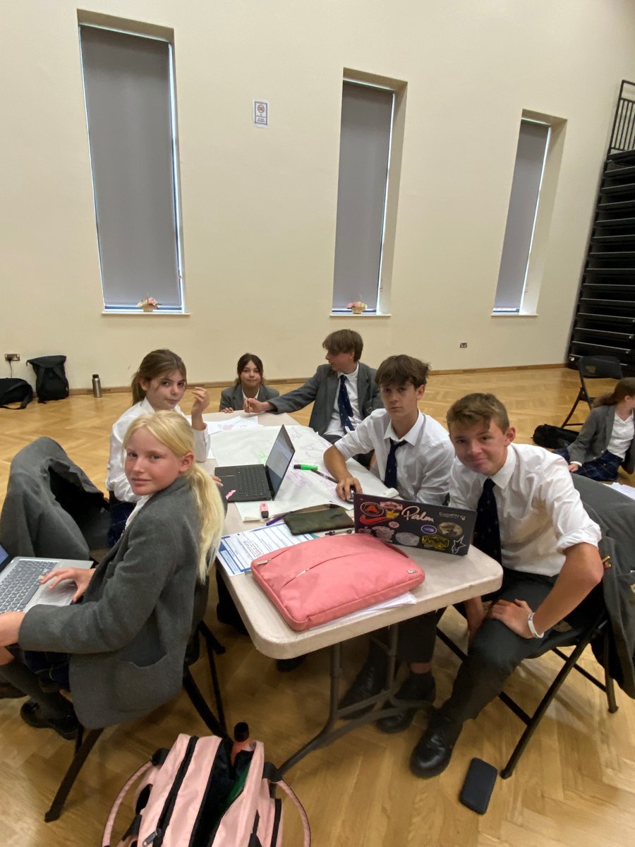 Today our Yr8 pupils are taking part in a dragons den activity. They are creating their own airline. This is sponsored by Airbus and today was funded via FOPs, thank you Friends of Prestfelde! #prestfelde #weareprestfelde #shrewsbury #shropshire #prepschool #uk