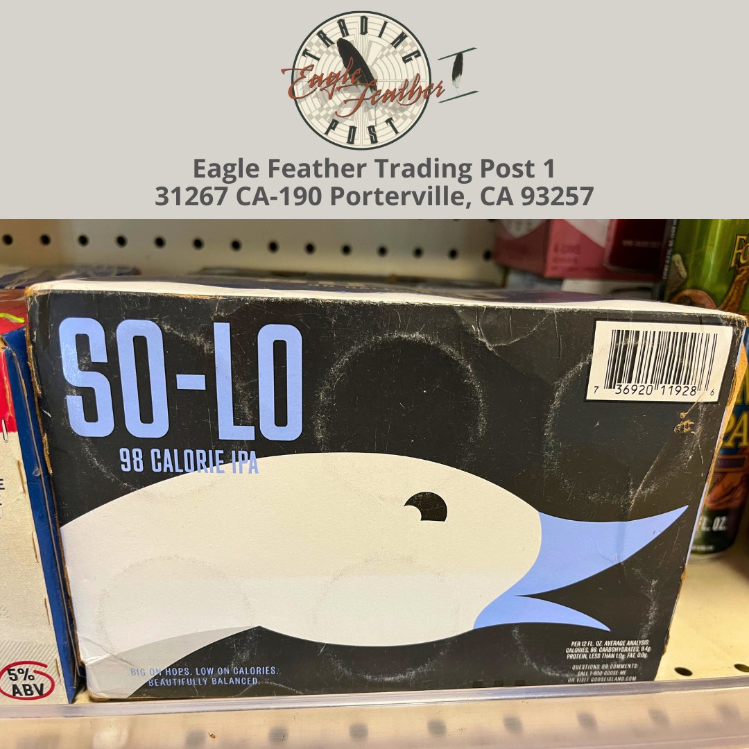 We have a great variety of beverages here at Eagle Feather Trading Post! Come over and check out our selection of beverages from Goose Island Beer Co!

#EagleFeatherTradingPost
#EagleFeather
#TradingPost
#Porterville
#Beer
#GooseIslandBeerCo