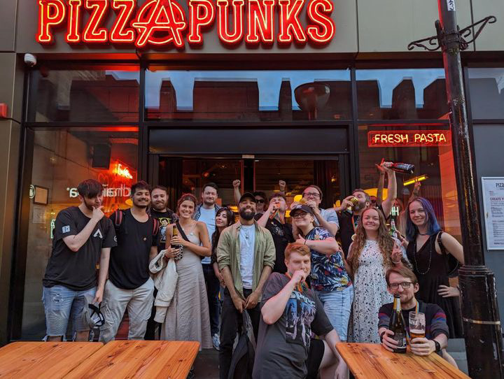 LucidGamesLtd's tweet photo. Team Lucid had THE BEST time at last week's Dev Pub Quiz!

Huge thank you to everyone involved, including the fantastic @PizzaPunksUK🍕

Congratulations to the winning team! You did us proud! 🤓 🏆

#gamedev #quiz #team https://t.co/0Ex5pQKevm