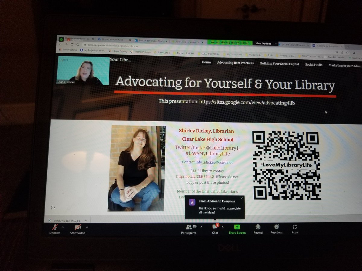 Advocate for your space! Such a huge fan of this! Our spaces rock big time! This session was great for collecting ideas of ways to implement your advocacy! Thanks @LakeLibrary1 for the amazing session at #TCEA! YOU ROCK! #robinsonisd @RISgreatness @robinsonisd #TxASL @TXLA #RNQ