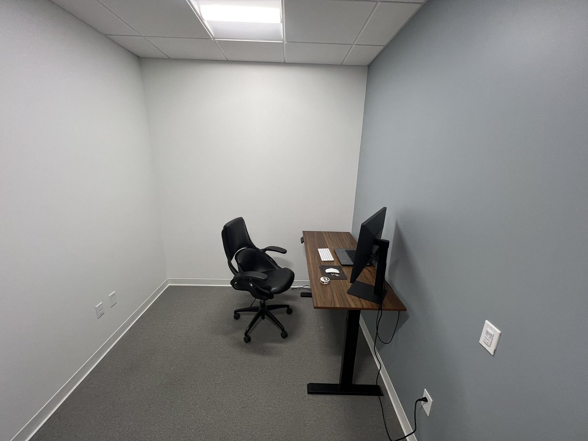 I just got my first office.

Can’t wait to build here.