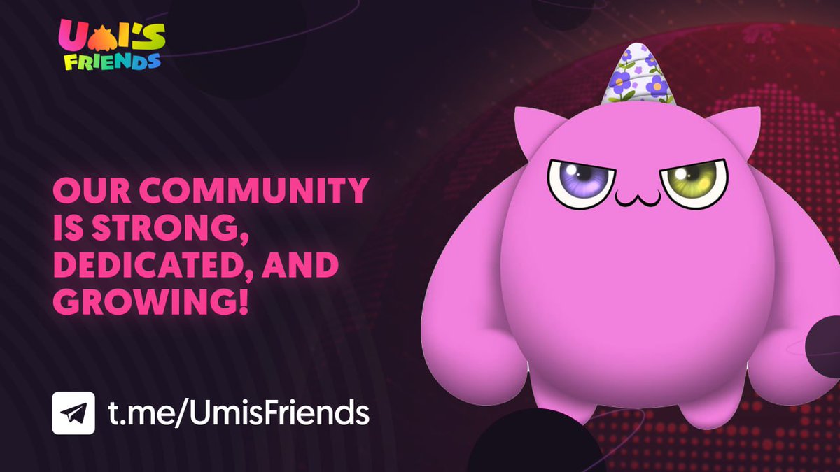 UmisFriends's tweet photo. Our community is strong, dedicated, and growing! 

https://t.co/bzXxVy0Ghj https://t.co/05SZ65ky3R