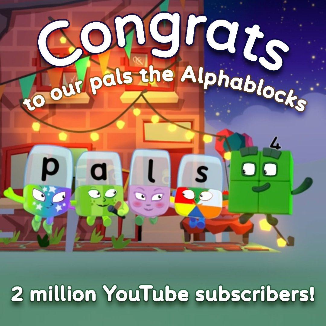 Alphablocks on twitter rt numberblocks congrats to our pals
