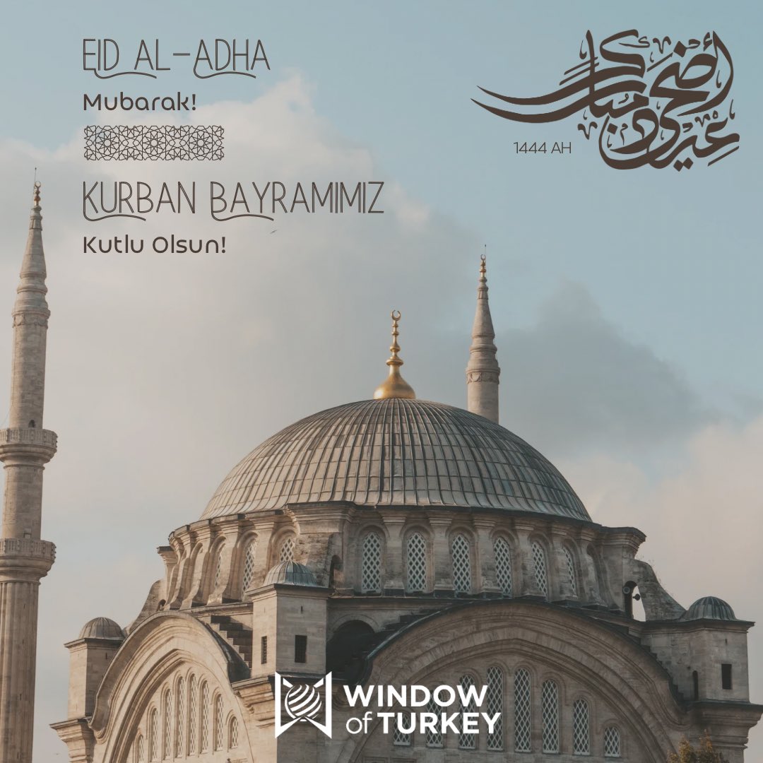 Happy Eid Al-Adha!

Kurban Bayramımız Kutlu Olsun!

#eid #bayram