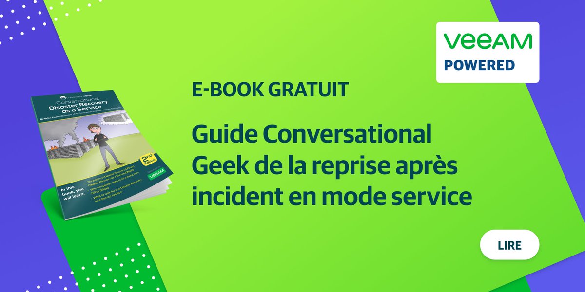 InfraServicesFR's tweet photo. Suppression accidentelle, catastrophes naturelles, cybermenaces... Vos données sont vulnérables. Pour les protéger, une solution : la #DR dans le cloud. Découvrez le #DRaaS dans cet e-book GRATUIT https://t.co/SHJLJ2souS. https://t.co/KwZRBMIP5W