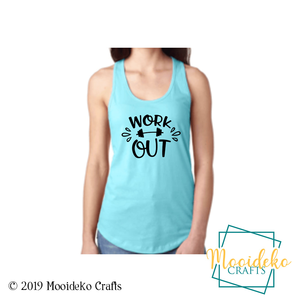 💪🏻 This is my Work Out shirt! ⁠
Look and feel your best with this versatile, super comfy tank⁠
⁠
Can be personalized and customized by Mooideko⁠
#Custom #Personalized #Crafty #CraftyMom #Gift #Customize #craft #CustomOrder #Beautiful #create ⁠
#shirt #workoutgear