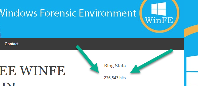 WindowsFE's tweet photo. Could this be an indication of the number of WinFE users?
https://t.co/zmEAUQuvr1 #dfir #winfe https://t.co/4Jg2BmYvun