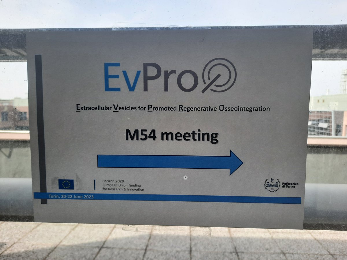 Great meeting last week at Polito Turin for our NMPB 
H2020 EVPro Project on EVs as therapeutics. #EVPro #project #h2020 #NMPB