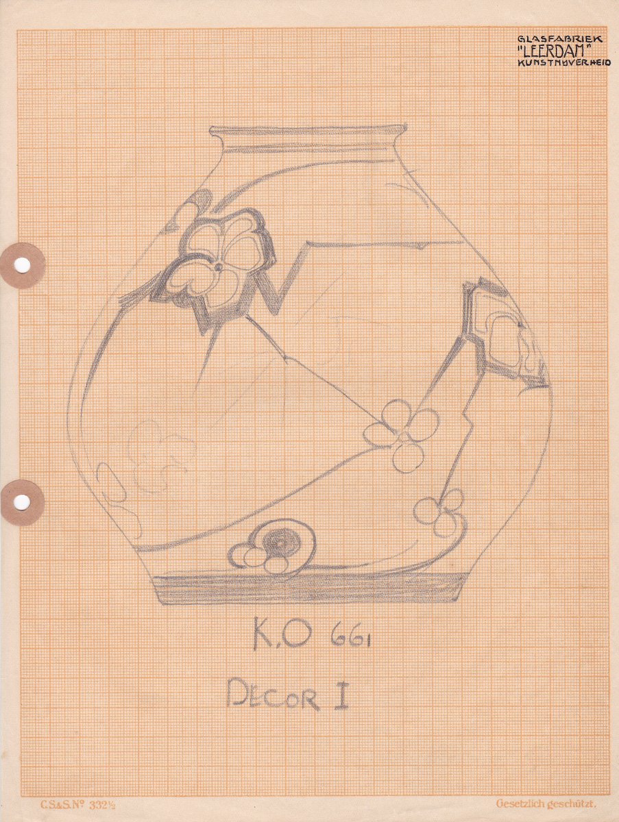 glasmuseum's tweet photo. In de tentoonstelling Dingen van Schoonheid bekijk je vroeg werk van de hand van Copier. Hij experimenteerde kort met beschilderingen op glas. Zie je het ook? De uiteindelijke beschildering van de vazen verschilt van de ontwerptekeningen!

📷: Erik Rijper 

#glasmuseum #leerdam https://t.co/ZvmflmvjVv