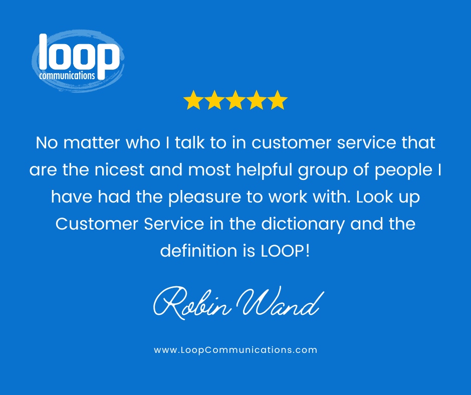 LOOP, there it is! We are continually striving to be the best in #VoIPcustomerservice! 

#businessphonesystems #voip #voipphonesystem #hostedphones #telecom #voice #yealink #cloudhosting #cloudpbx #G2crowdhighperformer #smallbusiness #voippartner #msp #hostedvoip #officephones...