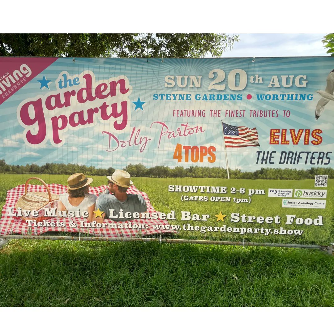 We will be at the More Radio Garden Party at Steyne Gardens on Sun 20th Aug.
Join us! 
We'll be there with our Worthing Gin van 'Ginnete' serving our deliciously refreshing Gin & Tonics. 
Hope to see you there. Book your tickets: sussexliving.com 
#thegardenparty