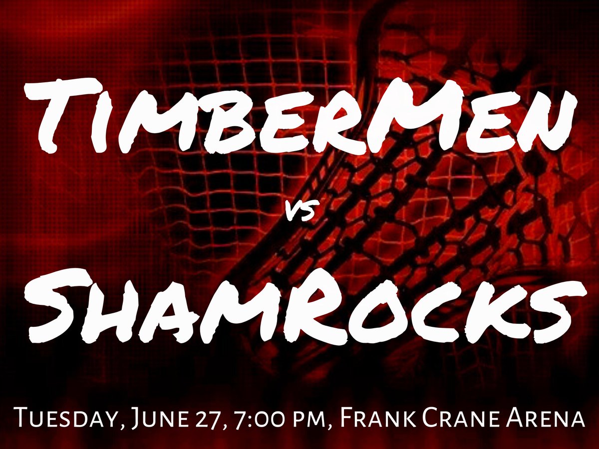 Huge game tonight at the Frank Crane Arena.  Your Nanaimo JrA Timbermen host the @jr_shamrocks at 7:00pm.  Big points on the line.  Support your guys!  #GoTMen @bcjall