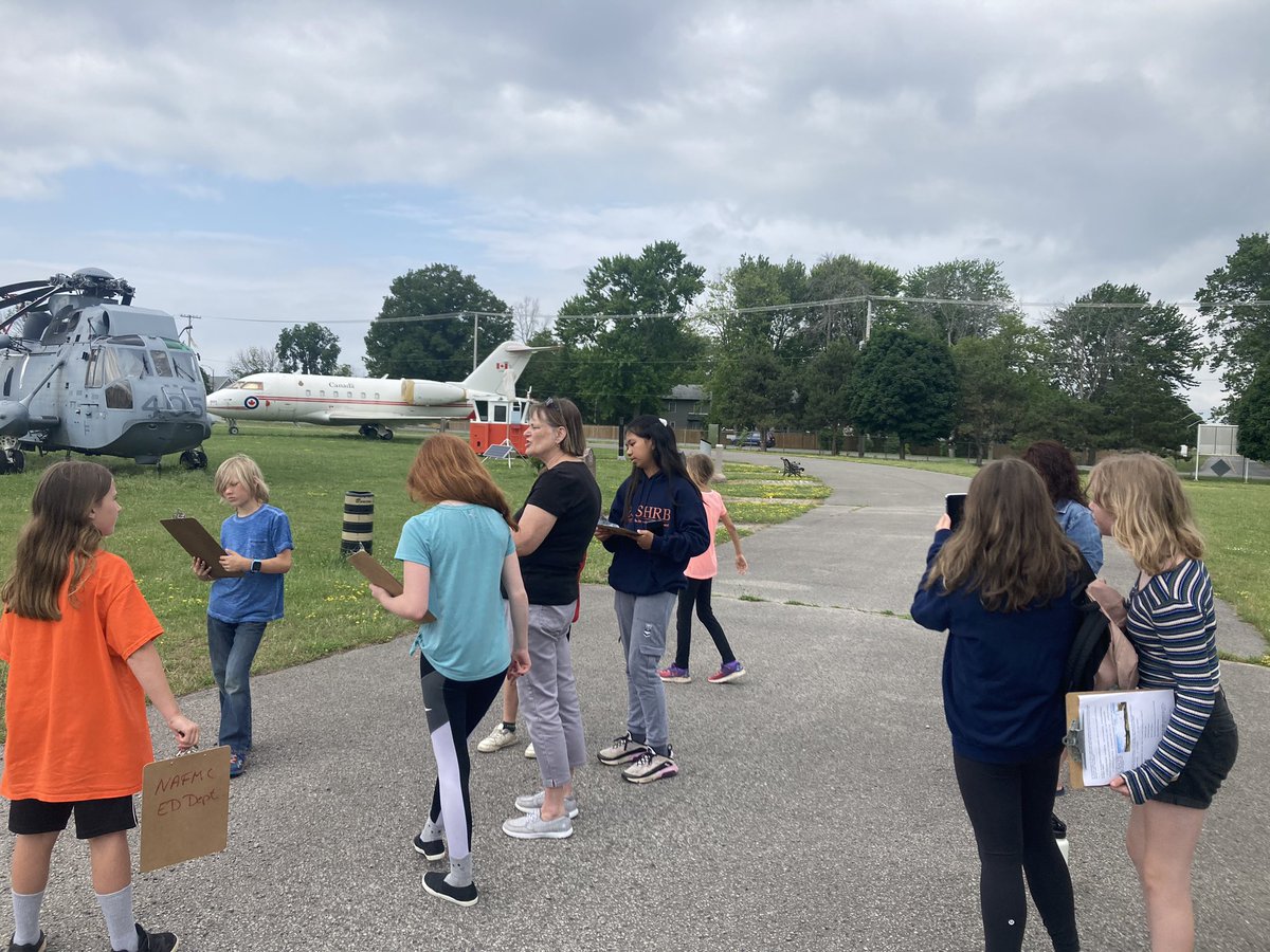 MsBickerstaffe's tweet photo. Ending our year with a trip to the National Air Force Museum of Canada ✈️🇨🇦 Loved the experiential learning as part of the Prepare for Take Off Program @alcdsb_shrb @MeesonAlexa https://t.co/1akj8dnJPf