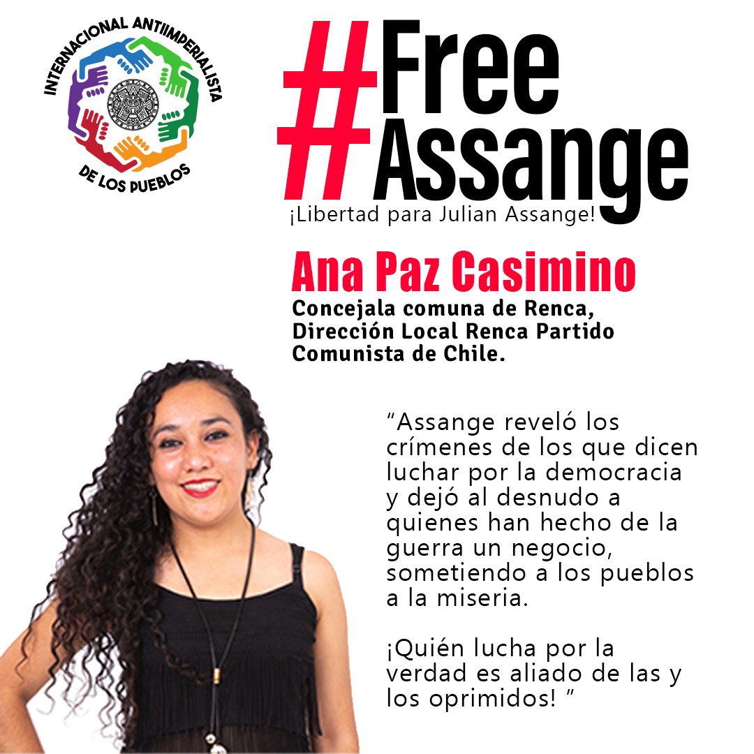 Libertad para Julian Assage
#FreeAssange
#Chile