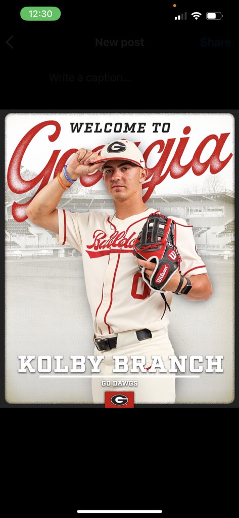 Go Dawgs!! Excited to play in Athens!! Super thankful! @BaseballUGA
