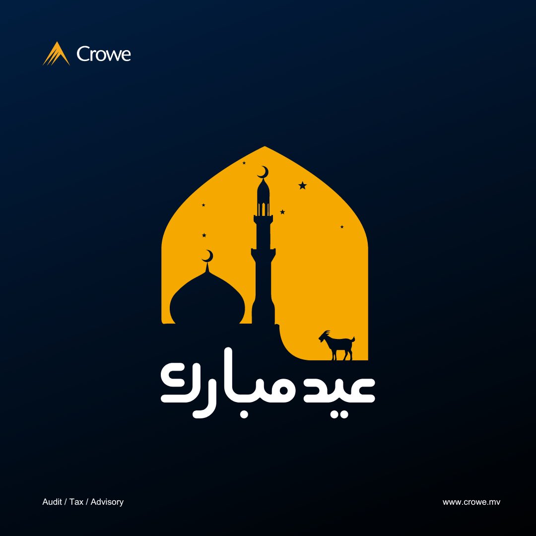 May the blessings of Eid bring you happiness, peace, and prosperity. 

Eid Mubarak!

#crowemv #smartdecisionslastingvalue
#eidaladha #eidmubarak