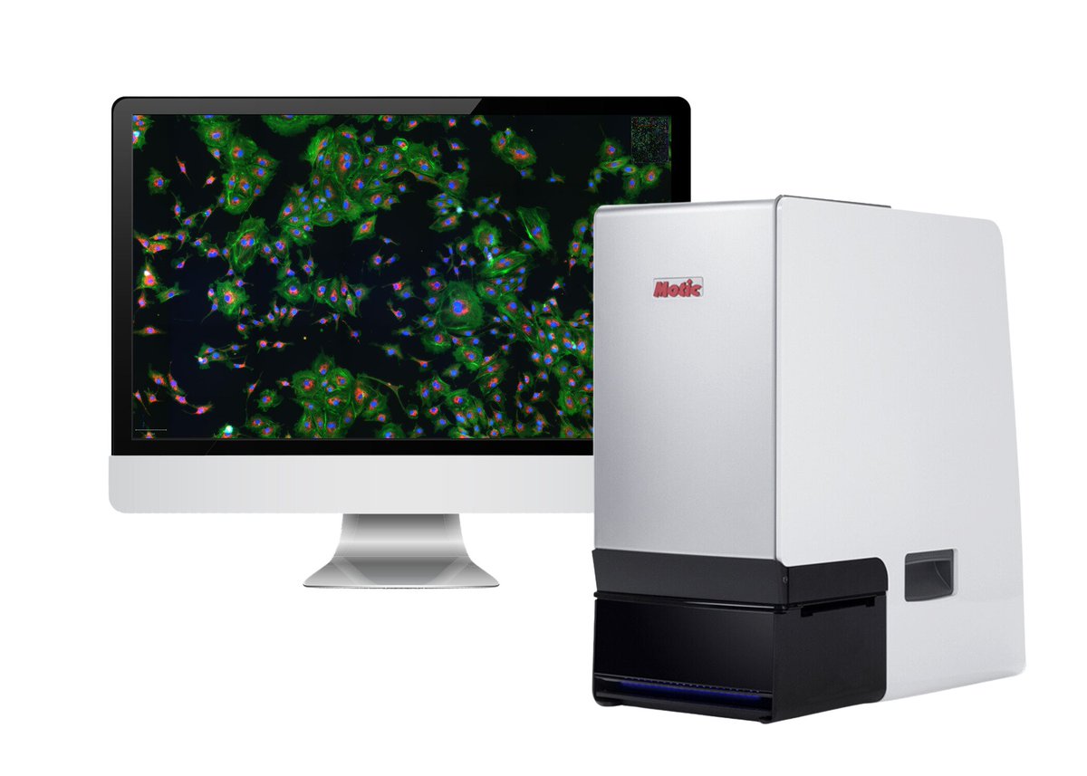 The perfect addition to your fluorescence imaging workflow is here! 🚨

MoticEasyScan One FL is the budget-friendly and easy-to-use solution that offers both #brightfield and #fluorescence whole slide scanning with a 40x up to 0.13µm/px.

Learn more here:
bit.ly/3CKzdAG