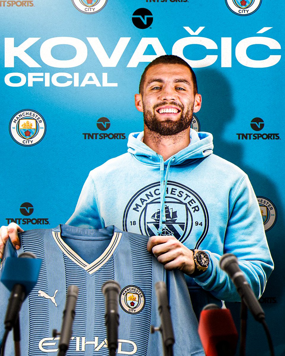 O NOVO REFORÇO DO CAMPEÃO EUROPEU! 🤝💼 O croata Mateo Kovacic deixou o Chelsea pra assinar oficialmente com o Manchester City até junho de 2027! Vai brilhar no Etihad Stadium, torcedor? 🔥🇭🇷