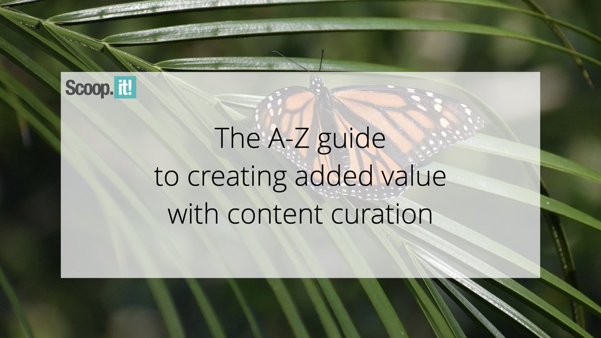 BenoitLamy2's tweet image. The A-Z Guide to Creating Added Value with Content Curation #addedvalue #contentcuration #content #curation hubs.ly/Q01VLzL60