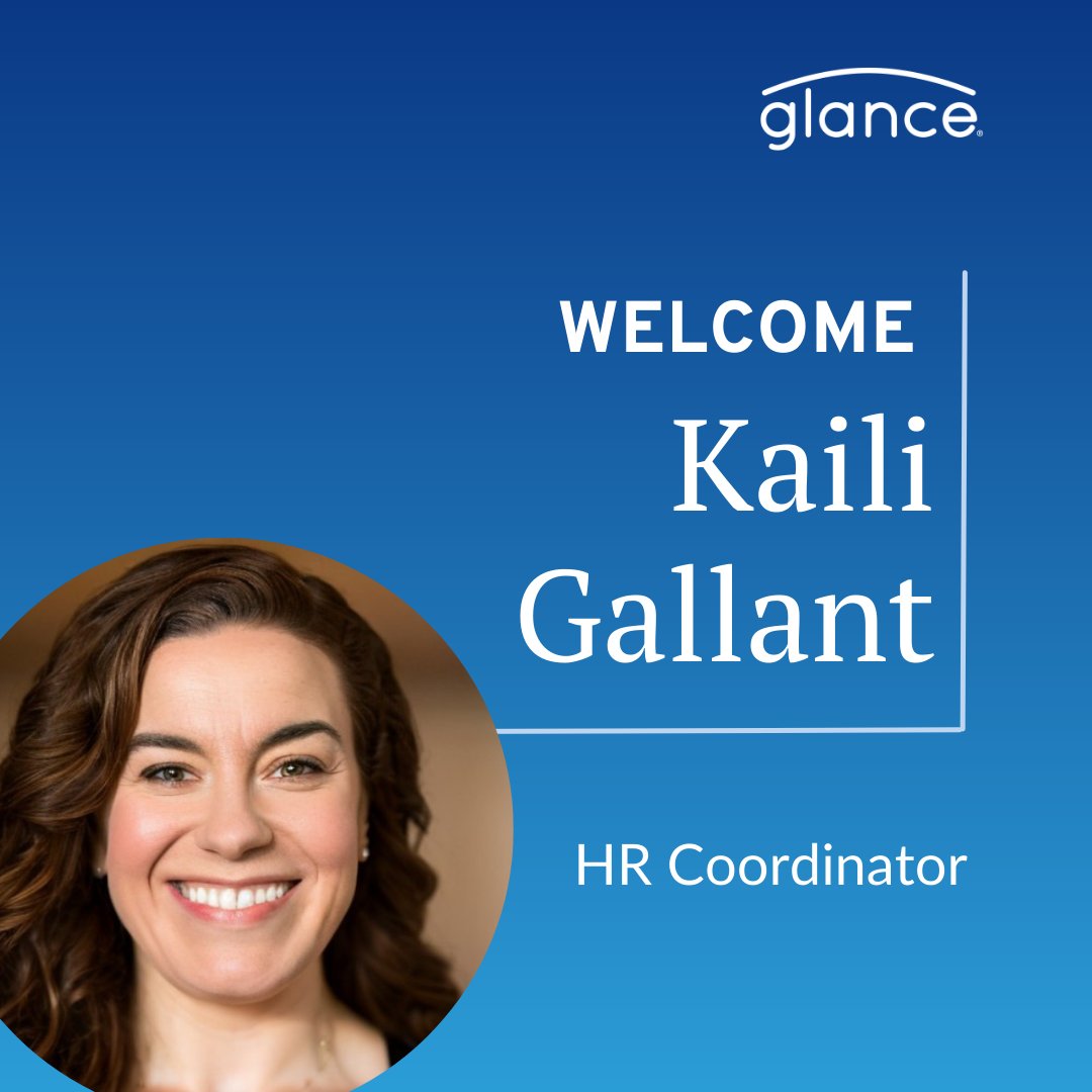 glancenetworks's tweet image. Please join us in welcoming Kaili Gallant, PMP, HR Coordinator. We&apos;re excited to have you on the Glance team, Kaili!

#GlanceNetworks #LifeAtGlance #BostonTech