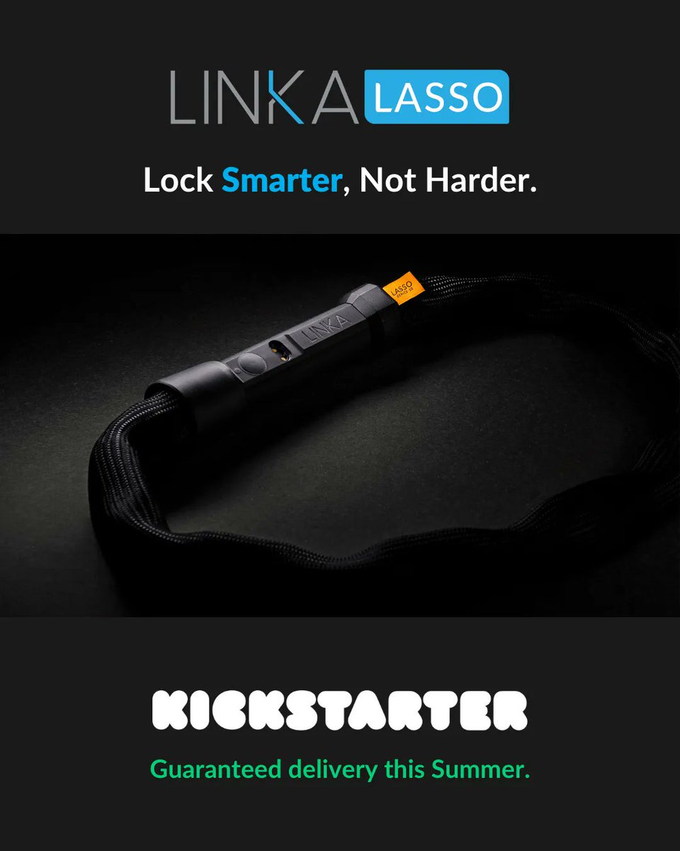 linkabikelocks's tweet photo. Built with high-grade materials. 😎🛠️
✅  Square manganese hardened steel chain
✅ 100% recyclable PET sleeve 
✅  Solid stainless steel lock frame 
✅  Reinforced TPU overmolded shell 
Don't miss out on LASSO - 40% off Early Bird deals: https://t.co/JJuG9asoAY. https://t.co/uWsdpgAMQY