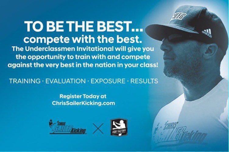 Chris Sailer Kicking on Twitter: "CAMP UPDATE! The Chris Sailer Kicking