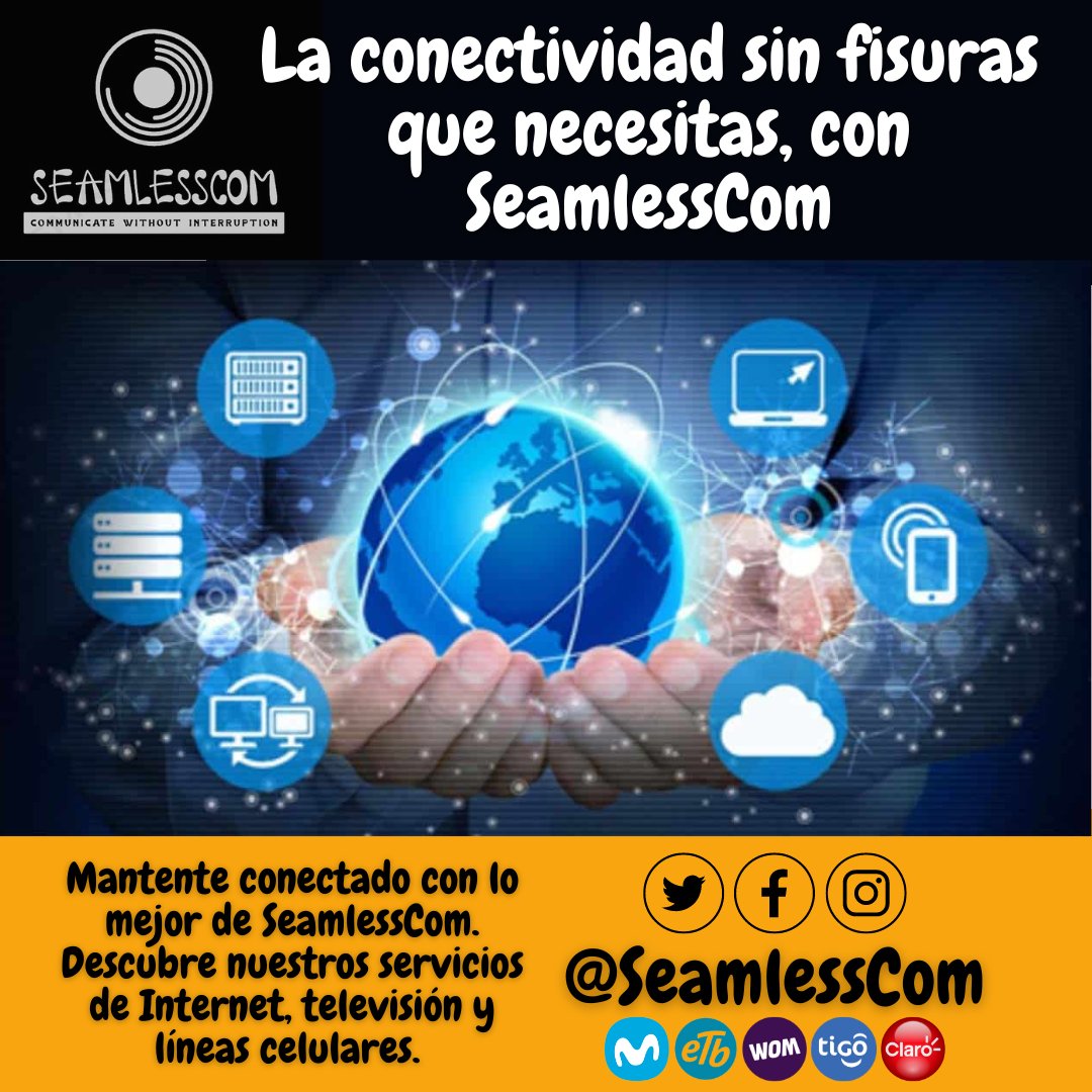 SeamlessCom's tweet photo. ¿Quieres disfrutar de internet ultrarrápido? ¿Ver tus programas favoritos en HD? ¿Hablar con tus seres queridos sin interrupciones? ¡Lo tenemos todo! https://t.co/QvnzPFW42I