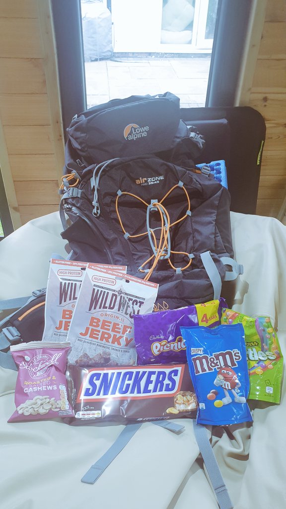 Ian_COJ's tweet image. Started packing for our #100KSteps 24hr challenge :) @lowealpine full hauling capacity might be needed 😎 following @TPT_National route 👍@Gray2k13