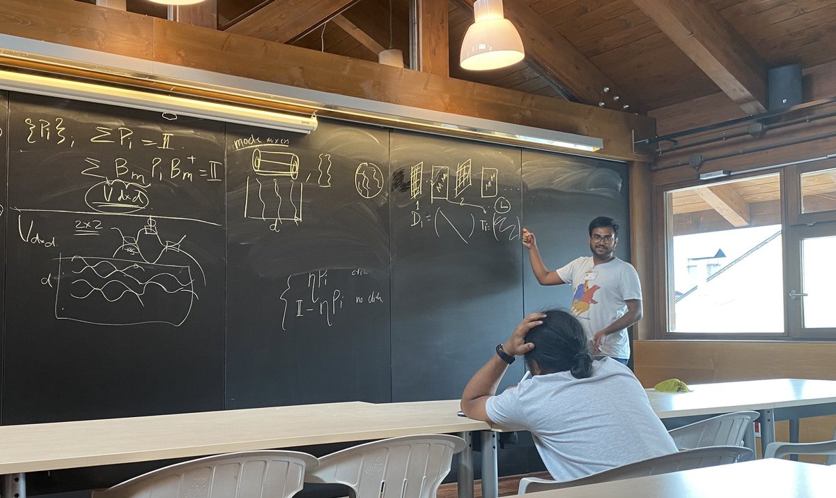 BBQ Lab (@bbquantum) on Twitter photo BBQLab members Natalia and <a href="/SurajGoel11/">Suraj Goel</a> giving a tutorial on high-dimensional entanglement at #Benasque quantum information! BBQLab members Natalia and <a href="/SurajGoel11/">Suraj Goel</a> giving a tutorial on high-dimensional entanglement at #Benasque quantum information!
