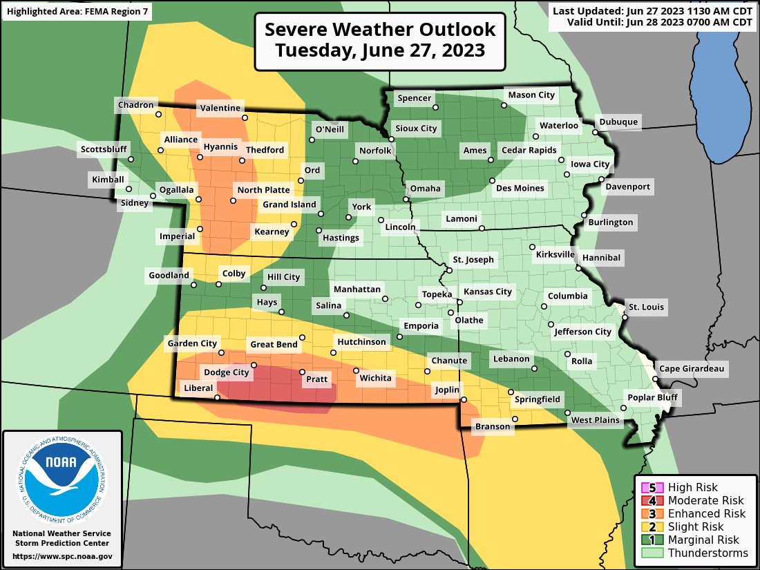 Jayson Prentice on Twitter "[27 June 2023] Severe weather appears