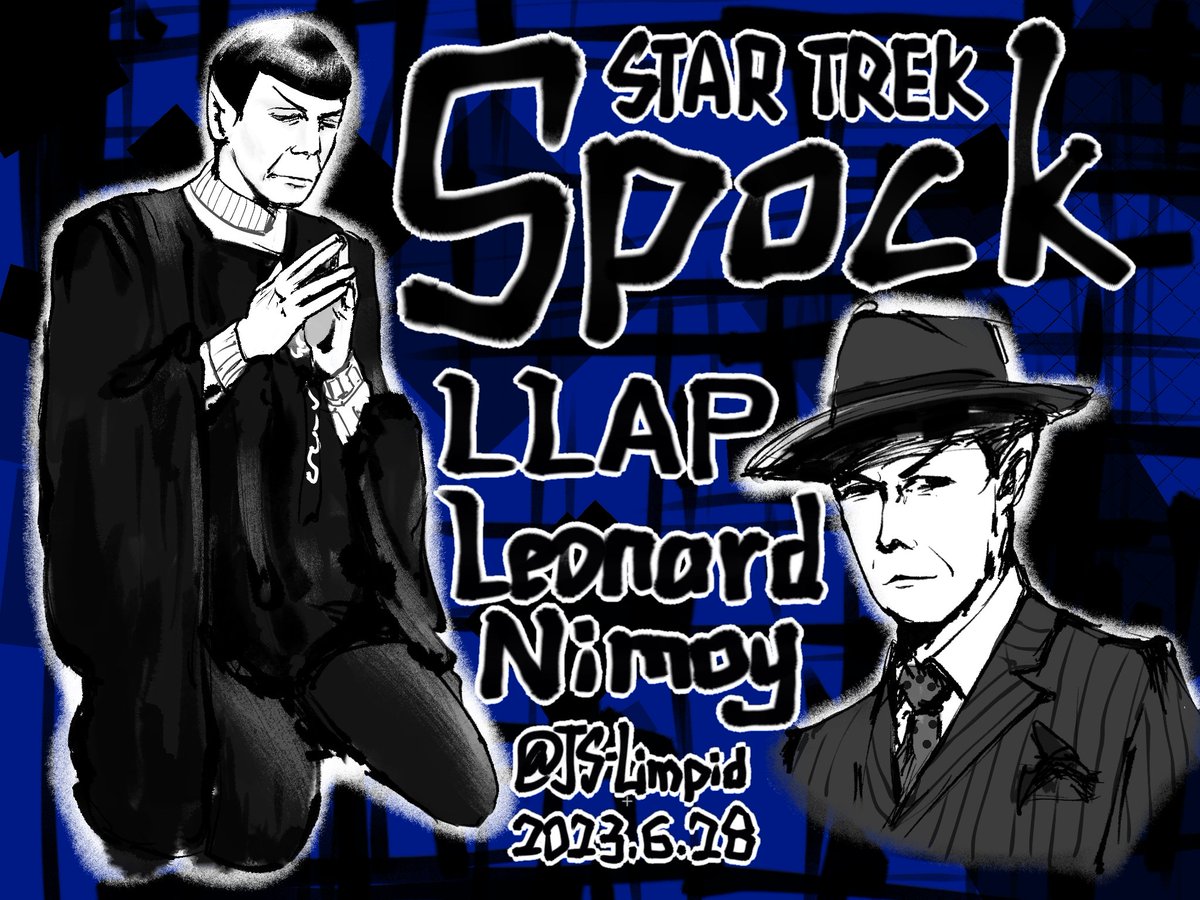 LLAP🖖
#StarTrek #fanart #Spock   #LeonardNimoy #Doodle #painting #art  #sketch