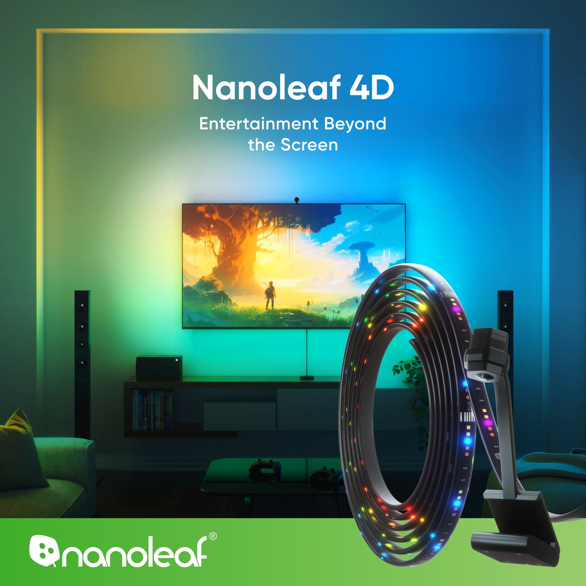 nanoleaf's tweet image. MISSED our LIVE EVENT? Don't worry, we got you!😎

INTRODUCING the NEW Nanoleaf 4D, Ultra Black Hexagons, and Overwolf Integration!

Pre-Order NOW➡️:  
go.nanoleaf.me/4d-sm
go.nanoleaf.me/black-hex-sm

Watch the LAUNCH HERE➡️: youtu.be/QGBfni9UEw4

#nanoleaf #smartlights