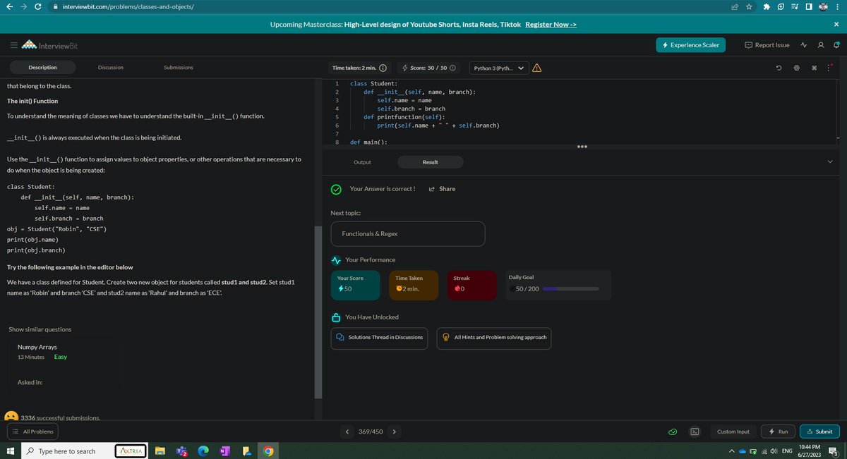 fooking_hell's tweet photo. Hello All, I have completed #Day58 of #365DaysofCode  Challenge with
@Scaler

Today I solved: https://t.co/a13KTUR1OH
Community Link: https://t.co/BIHSgRSLiO #scalerdiscord #codewithscaler https://t.co/v35CUohVuK