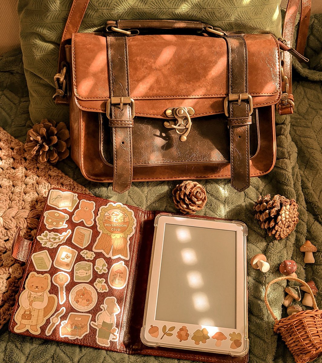 lu_on_moonstone's tweet photo. decorated my kindle again 🫶🏻

~🪐🪵🦌📜🏹🦉 https://t.co/9T6HnrtWFx