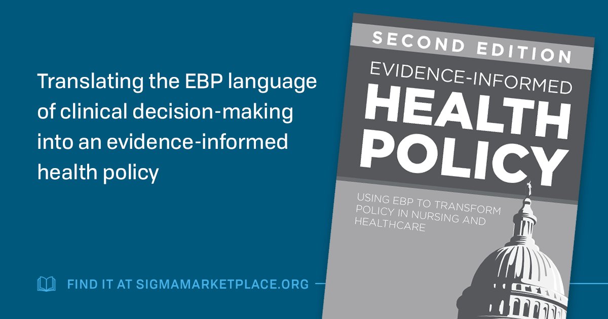 This updated Sigma title demystifies health policymaking and equips nurses and other healthcare professionals with the knowledge, tools, and confidence to navigate the first of many steps into health policy. Purchase your copy » bit.ly/3COFawn