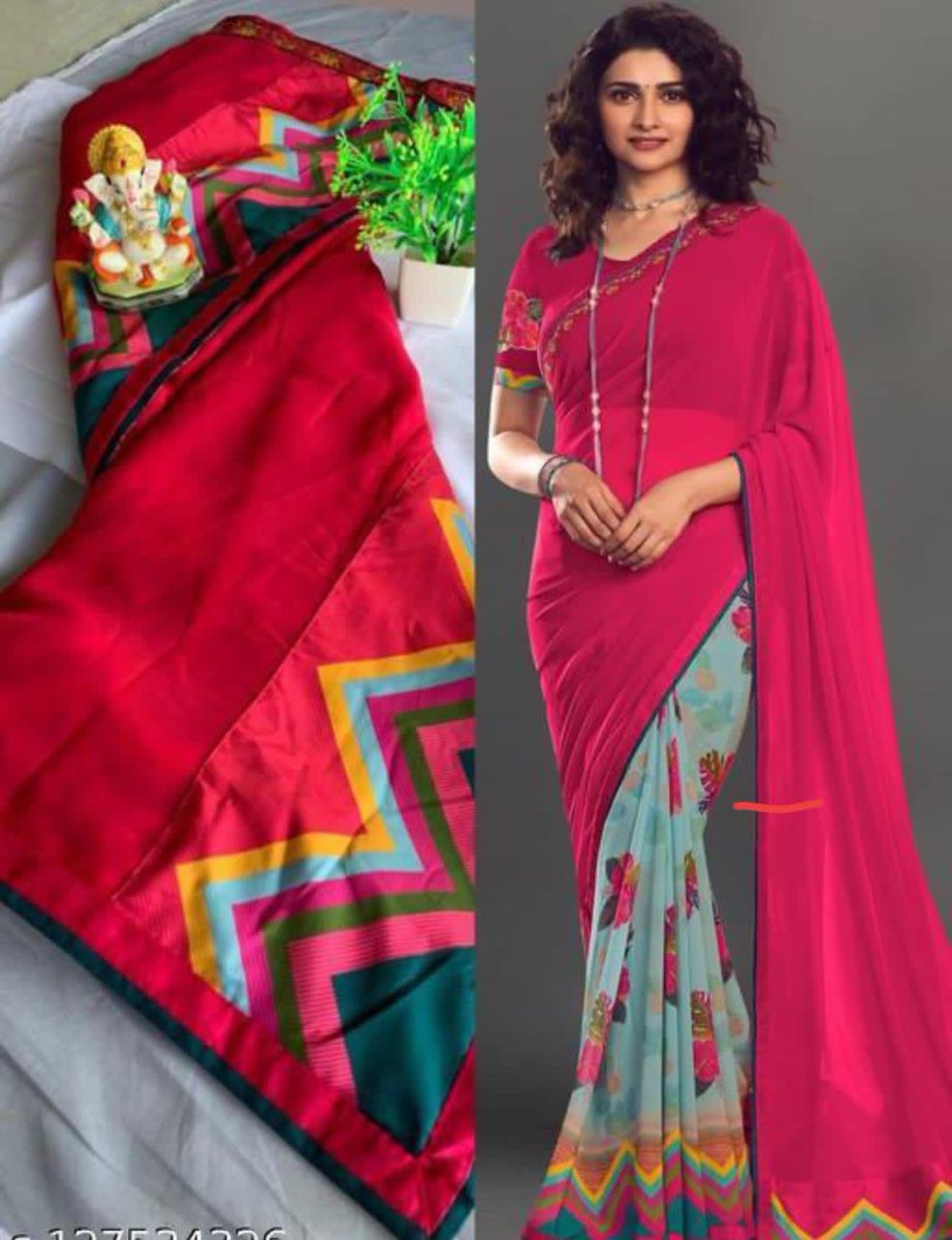 💃🏻NETRA FASHION 💃🏻
Fabric: Heavy georgette silk😍Saree looks Rich georgette silk With a Beautiful Tone color saree😍
#sareelove #sareelover #sarees #nsng_textileshub #sareefashion #onlineshoppingindia #onlineshopping #georgettesaree #georgettesarees #puregeorgettesaree