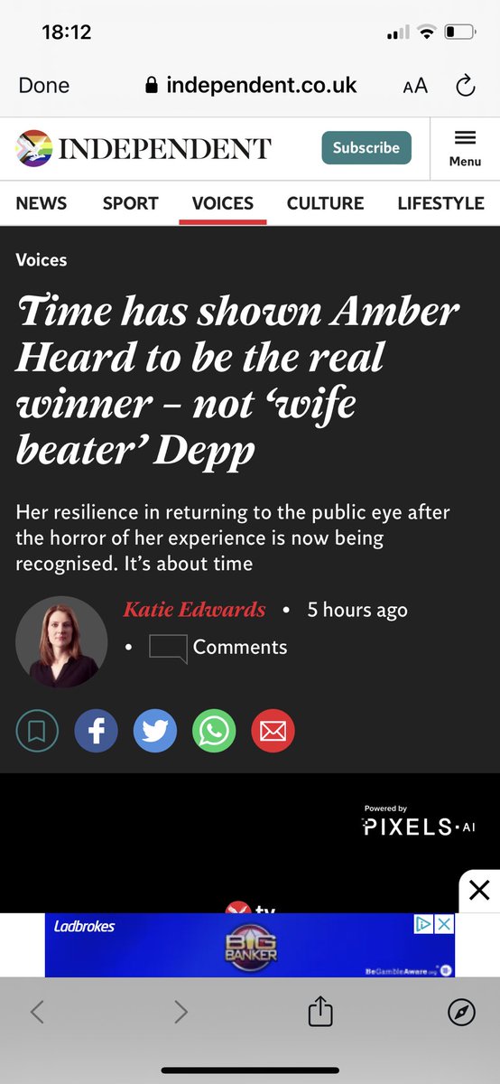 I’ll never EVER forgive the British media for what they’ve done&continue to do to Johnny Depp.

And to think that at one time the @Independent used to be a respectable newspaper. 

They belong in the gutter with the rest. Pure tabloid trash 🗑️ 🤢

#JohnnyDeppIsASurvivor